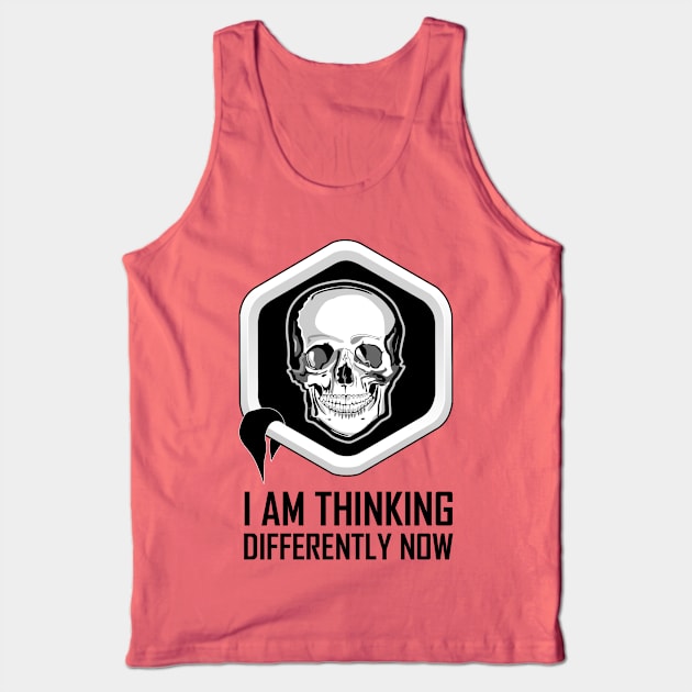 Skull Tank Top by dobriarto